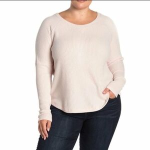 NWT Sweet Romeo Cozy Thermal Pullover Top